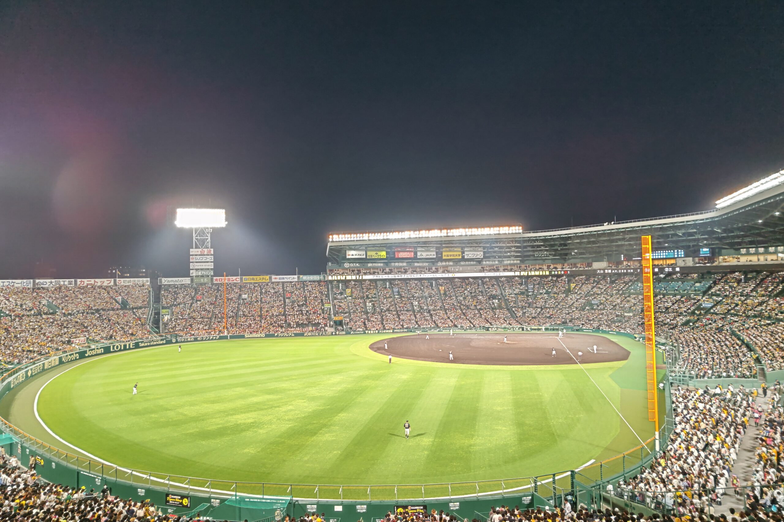 野球観戦 阪神×オリックス 1回戦＠阪神甲子園球場